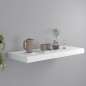 vidaXL Estante flotante de pared MDF blanco 60x23,5x3,8 cm