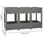 vidaXL Arriate polipropileno 120x40x71 cm
