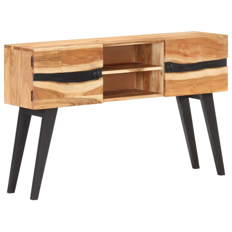vidaXL Aparador de madera maciza de acacia 120x30x75 cm vidaXL Aparador de madera maciza de acacia 120x30x75 cm