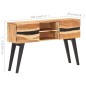 vidaXL Aparador de madera maciza de acacia 120x30x75 cm vidaXL Aparador de madera maciza de acacia 120x30x75 cm
