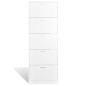 vidaXL Mueble zapatero blanco con 5 compartimentos vidaXL Mueble zapatero blanco con 5 compartimentos