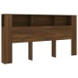 vidaXL Armario cabecero marrón roble 200x18,5x104,5 cm vidaXL Armario cabecero marrón roble 200x18,5x104,5 cm