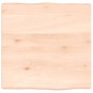 vidaXL Tablero de mesa madera maciza borde natural 40x40x(2-4) cm vidaXL Tablero de mesa madera maciza borde natural 40x40x(2-4) cm