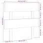 vidaXL Cabecero de cama madera maciza de pino marrón miel 93,5x3x81 cm vidaXL Cabecero de cama madera maciza de pino marrón miel 93,5x3x81 cm
