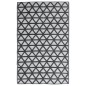 vidaXL Alfombra de exterior PP negra 140x200 cm vidaXL Alfombra de exterior PP negra 140x200 cm