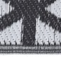 vidaXL Alfombra de exterior PP negra 140x200 cm vidaXL Alfombra de exterior PP negra 140x200 cm