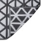 vidaXL Alfombra de exterior PP negra 140x200 cm vidaXL Alfombra de exterior PP negra 140x200 cm
