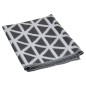 vidaXL Alfombra de exterior PP negra 140x200 cm vidaXL Alfombra de exterior PP negra 140x200 cm
