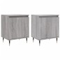 vidaXL Mesita de noche 2 uds madera ingeniería gris Sonoma 40x30x50 cm vidaXL Mesita de noche 2 uds madera ingeniería gris Sonoma 40x30x50 cm