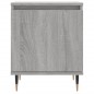 vidaXL Mesita de noche 2 uds madera ingeniería gris Sonoma 40x30x50 cm vidaXL Mesita de noche 2 uds madera ingeniería gris Sonoma 40x30x50 cm
