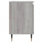 vidaXL Mesita de noche 2 uds madera ingeniería gris Sonoma 40x30x50 cm vidaXL Mesita de noche 2 uds madera ingeniería gris Sonoma 40x30x50 cm
