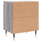 vidaXL Mesita de noche 2 uds madera ingeniería gris Sonoma 40x30x50 cm vidaXL Mesita de noche 2 uds madera ingeniería gris Sonoma 40x30x50 cm