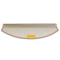 vidaXL Alfombrillas de escalera 10 unidades marrón claro 65x24x4 cm vidaXL Alfombrillas de escalera 10 unidades marrón claro 65x24x4 cm