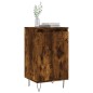 vidaXL Aparadores 2 uds madera de ingeniería roble ahumado 40x35x70 cm