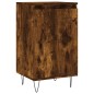 vidaXL Aparadores 2 uds madera de ingeniería roble ahumado 40x35x70 cm