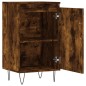 vidaXL Aparadores 2 uds madera de ingeniería roble ahumado 40x35x70 cm