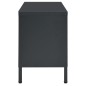 vidaXL Mueble para TV acero y vidrio gris antracita 90x30x44 cm vidaXL Mueble para TV acero y vidrio gris antracita 90x30x44 cm