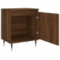 vidaXL Mesita de noche 2 uds madera ingeniería roble marrón 40x30x50cm vidaXL Mesita de noche 2 uds madera ingeniería roble marrón 40x30x50cm