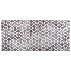 vidaXL Alfombra lavable patchwork antideslizante multicolor 80x300 cm