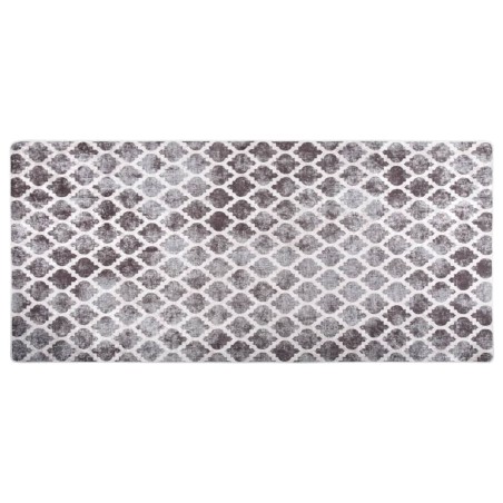 vidaXL Alfombra lavable patchwork antideslizante multicolor 80x300 cm