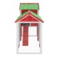 vidaXL Gallinero madera maciza de pino rojo 193x65x117 cm vidaXL Gallinero madera maciza de pino rojo 193x65x117 cm