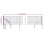 vidaXL Cerca de alambre con pinchos de anclaje gris antracita 1,1x25 m vidaXL Cerca de alambre con pinchos de anclaje gris antracita 1,1x25 m