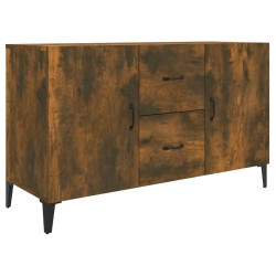 vidaXL Aparador madera de ingeniería roble ahumado 100x36x60 cm