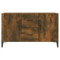 vidaXL Aparador madera de ingeniería roble ahumado 100x36x60 cm
