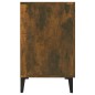 vidaXL Aparador madera de ingeniería roble ahumado 100x36x60 cm