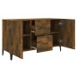 vidaXL Aparador madera de ingeniería roble ahumado 100x36x60 cm