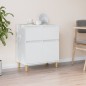 vidaXL Aparador de madera contrachapada blanco 60x35x70 cm vidaXL Aparador de madera contrachapada blanco 60x35x70 cm