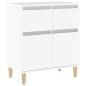 vidaXL Aparador de madera contrachapada blanco 60x35x70 cm vidaXL Aparador de madera contrachapada blanco 60x35x70 cm