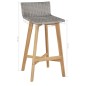 vidaXL Set de comedor de jardín 5 piezas madera maciza de acacia vidaXL Set de comedor de jardín 5 piezas madera maciza de acacia