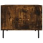 vidaXL Mesa de centro 2 uds madera ingeniería roble ahumado 50x50x40cm vidaXL Mesa de centro 2 uds madera ingeniería roble ahumado 50x50x40cm