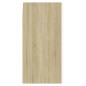 vidaXL Mueble para TV madera contrachapada blanco y roble 30,5x30x60cm