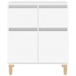 vidaXL Aparador de madera contrachapada blanco 60x35x70 cm vidaXL Aparador de madera contrachapada blanco 60x35x70 cm
