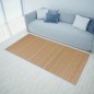 vidaXL Alfombra rectangular de bambú marrón 120 x 180 cm vidaXL Alfombra rectangular de bambú marrón 120 x 180 cm