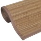 vidaXL Alfombra rectangular de bambú marrón 120 x 180 cm vidaXL Alfombra rectangular de bambú marrón 120 x 180 cm