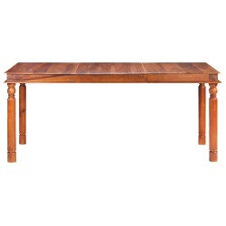 vidaXL Mesa de comedor de madera maciza de sheesham 180x90x76 cm