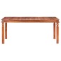 vidaXL Mesa de comedor de madera maciza de sheesham 180x90x76 cm