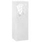 vidaXL Paragüero diseño piedras acero blanco vidaXL Paragüero diseño piedras acero blanco