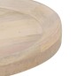 vidaXL Mesa auxiliar de madera maciza de mango Ø50x55 cm vidaXL Mesa auxiliar de madera maciza de mango Ø50x55 cm