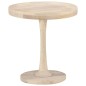 vidaXL Mesa auxiliar de madera maciza de mango Ø50x55 cm vidaXL Mesa auxiliar de madera maciza de mango Ø50x55 cm
