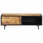 vidaXL Mesa de centro de madera de mango rugosa 105x50x35 cm vidaXL Mesa de centro de madera de mango rugosa 105x50x35 cm
