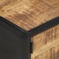 vidaXL Mesa de centro de madera de mango rugosa 105x50x35 cm vidaXL Mesa de centro de madera de mango rugosa 105x50x35 cm