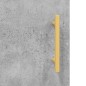 vidaXL Armario de pared gris hormigón 34,5x34x90 cm
