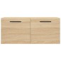vidaXL Armario de pared madera ingeniería roble Sonoma 80x36,5x35 cm vidaXL Armario de pared madera ingeniería roble Sonoma 80x36,5x35 cm