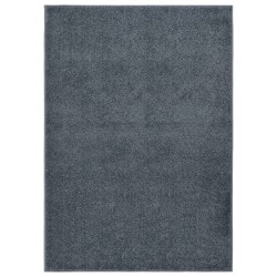 vidaXL Alfombra de pelo corto gris antracita 240x340 cm