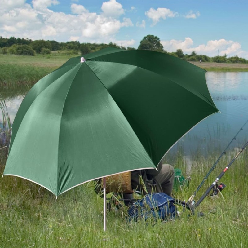 HI Sombrilla de pesca verde UV30 200 cm HI Sombrilla de pesca verde UV30 200 cm