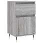 vidaXL Aparadores 2 uds madera de ingeniería gris Sonoma 40x35x70 cm vidaXL Aparadores 2 uds madera de ingeniería gris Sonoma 40x35x70 cm